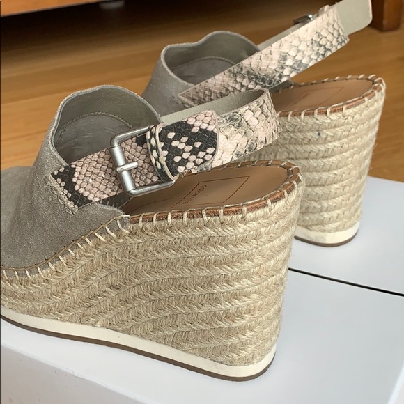 Dolce Vita Suede Espadrille Slingback Platforms - Picture 4 of 5